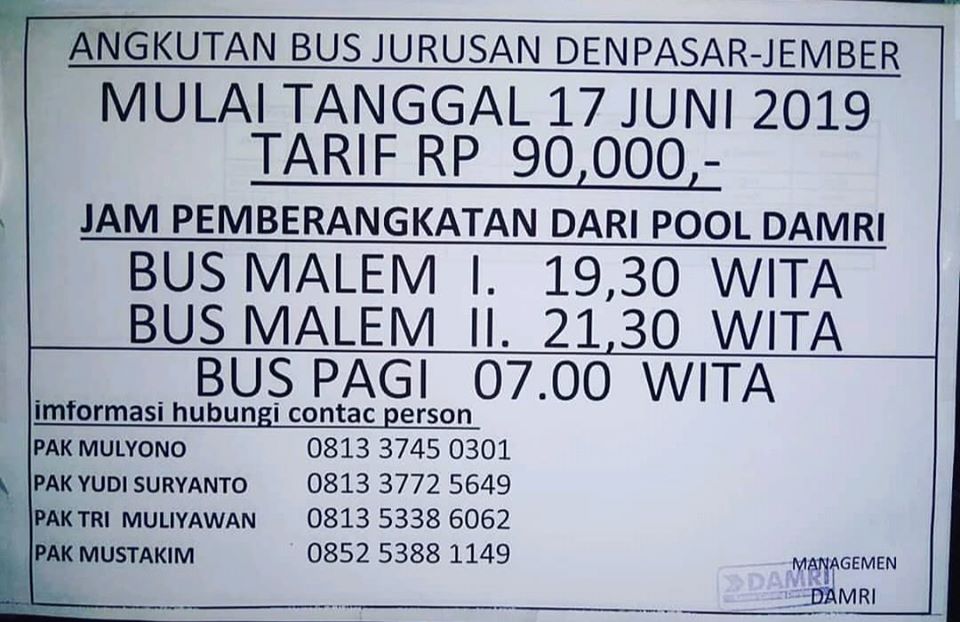 Poster Damri 1